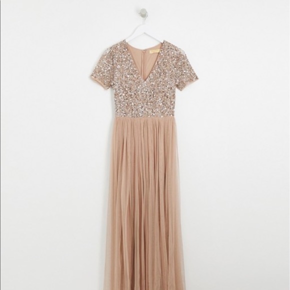 Maya Plus Bridesmaid Dress Rose 